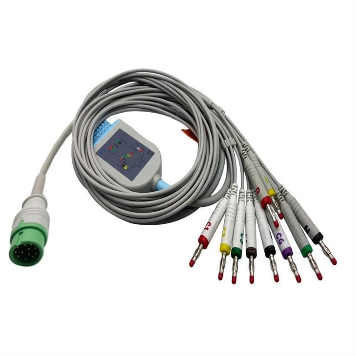 Comen 12-pin 10-Lead ECG/EKG Cable factory