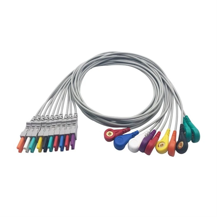 Compatible With Spacelabs 5 Lead ECG Patient Leadwires 700-0007-08