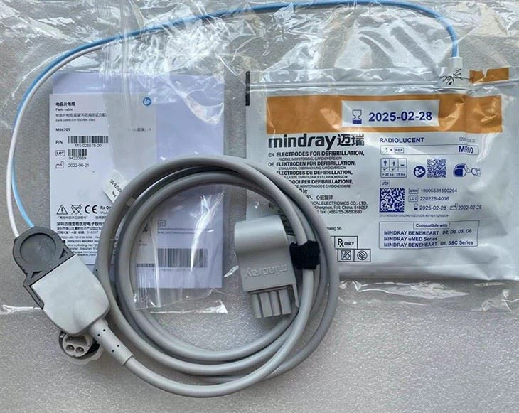 Mindray BeneHeart Defibrillator Pads Cable 115-006578-00 MR6701