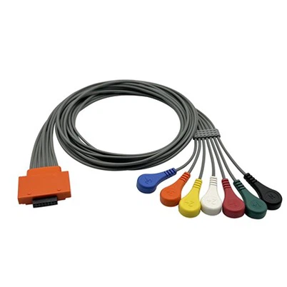 7 derivaciones para electrocardiógrafo Holter Cardioline Walk400h y Clickholter NG