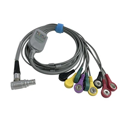 Cable Holter GE SEER ECG de 7 derivaciones a presión 2107228-001