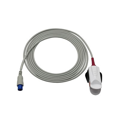 Cable adulto Spo2 del clip del dedo del arco iris 5pin para PM-9000A PM9000A+