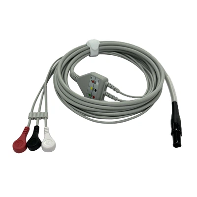 Cable de ECG de conexión directa compatible con Welch Allyn de 10 pines