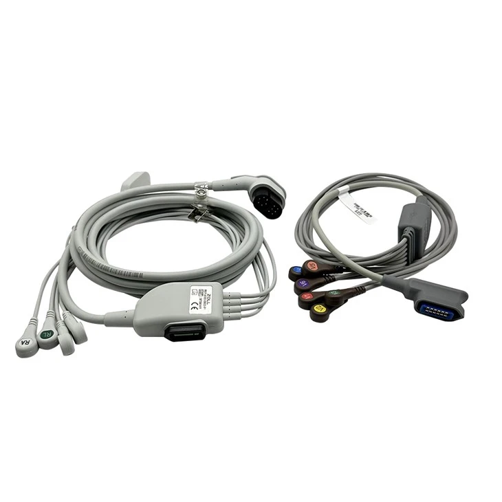 Zoll Compatible 12-Pin 10-Lead ECG/EKG Trunk Cable
