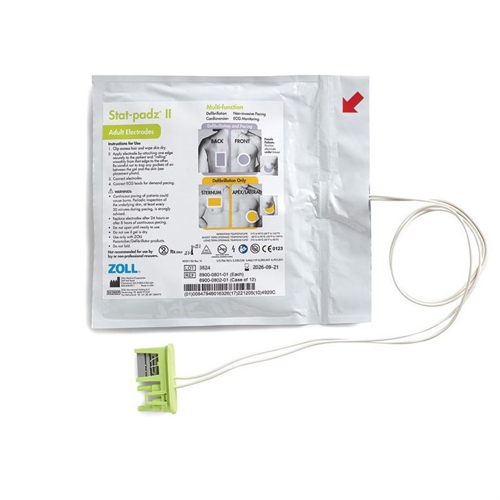 Zoll Stat-Padz II Multifunctional Electrodes 8900-0801-01