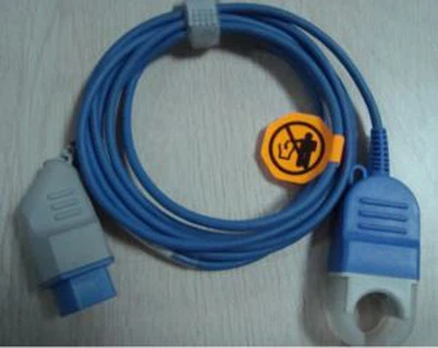 Nihon Kohden JL-906P SpO2 cable de extensión / cable adaptador, 14M-DB9F, 2,4 m