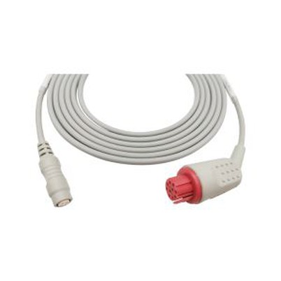 Cable adaptador de extensión de presión arterial del transductor IBP compatible con Datex Ohmeda