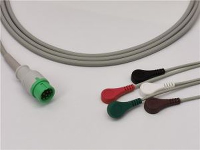 Cable de transductor ECG compatible con Mindray 5 derivaciones