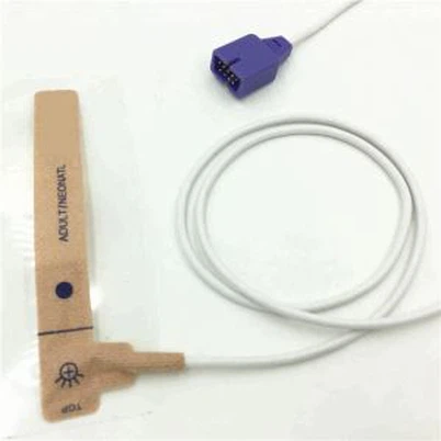 Sonda de sensor SpO2 de 9 pines desechable compatible con Nellcor