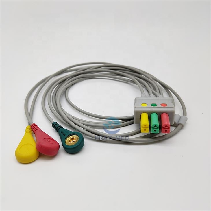 Cables de plomo ECG compatibles con Drager / Draeger IEC