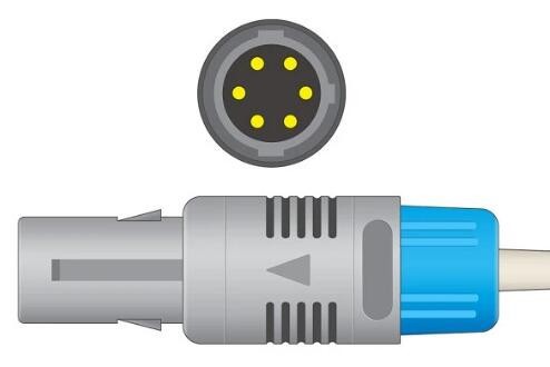 Infinium Compatible 6-Pin Veterinary Clip SPO2 Sensor