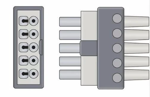 Philips Compatible 5 Leads ECG Leadwire - M1625A
