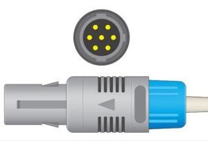 Biolight 7 Pin Spo2 Cable de extensión, Art 15-100-0016
