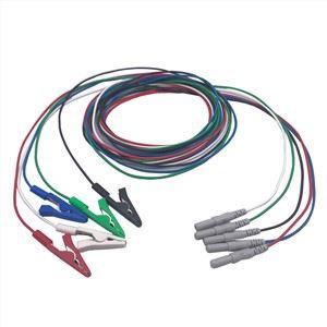 Clips de cable de colores para ECG