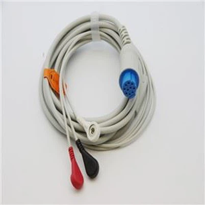 Datex Ohmeda 10 Pin 3 derivaciones ECG Cable Leadwire