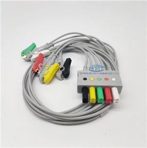 Derivaciones IEC 5 de Drager Siemens ECG Leadwire