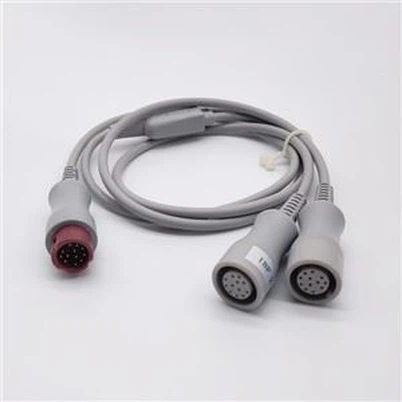 Cable IBP tipo Y de cable dual de Mindray