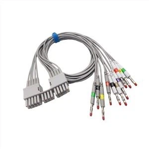 12 canales EKG Leadwire Banana para Mortara