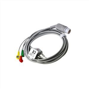 Philips 8Pin ECG Cable Leadwire 3 derivaciones Snap
