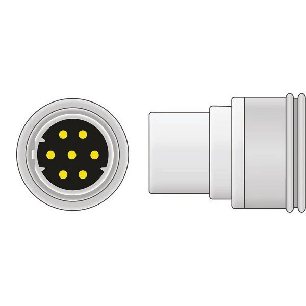 Draeger Compatible Temperature Adapter Female Mono Plug Connector Draeger Temperature Probe
