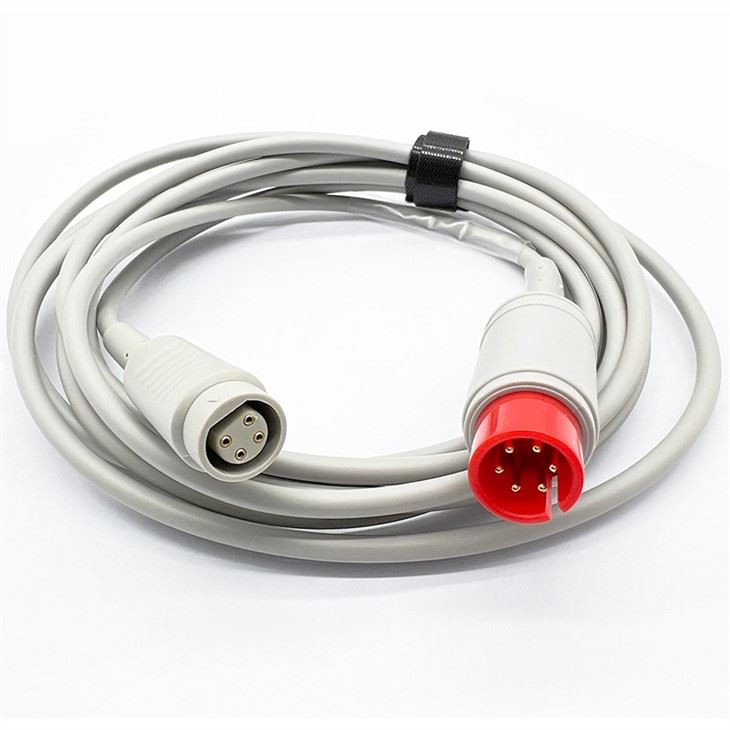 Invasive Blood Pressure IBP Adapter Mindray 6pin To 4pin