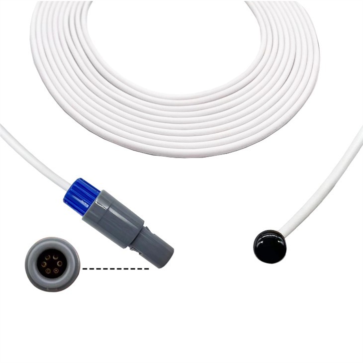 Sonda de temperatura médica de superficie de piel infantil de 6 pines David de Ningbo