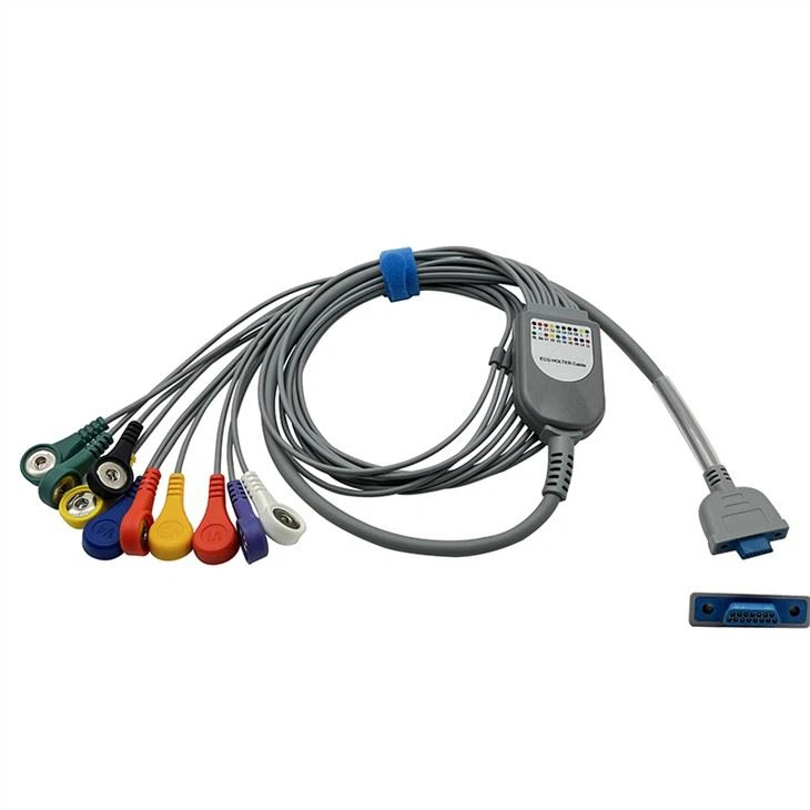 Pengyang 10 Lead Holter ECG Cable 15pin