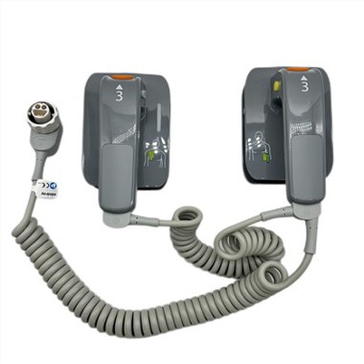 Palas externas originales del desfibrilador D6 / D3 de Mindray con los cables 0651-30-77001