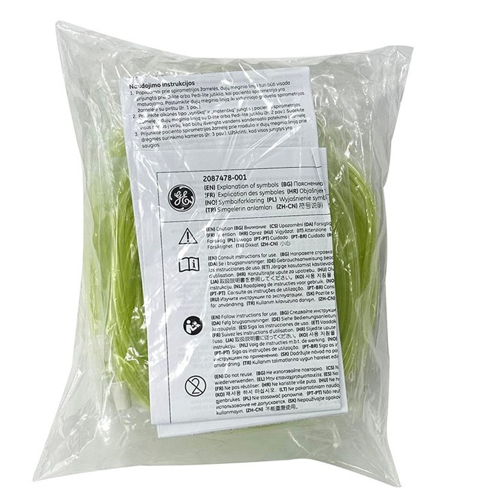 Disposable GE Spirometry Tube Yellow 884101 3m