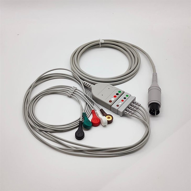 Mindray/Edan/Goldway ECG Trunk Cable With Leadwires 6pin