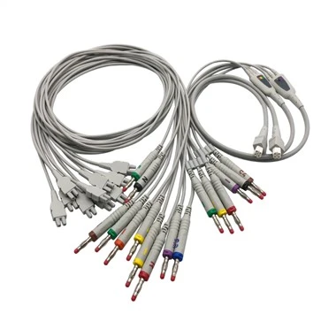 Edan SE-18 SE-1515 Cables conductores de Ecg 18 derivaciones 0157471393